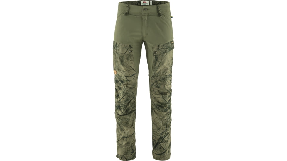 Fjallraven Keb Trousers - Mens, Regular Inseam, Green Camo/Laurel Green, 50/Regular, F87176-626-625-50/R