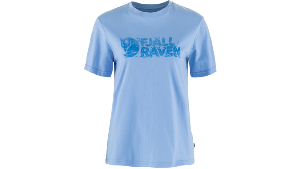 Fjallraven Lush Logo T-Shirt - Womens, Ultramarine, 2XS, F14600165-537-XXS