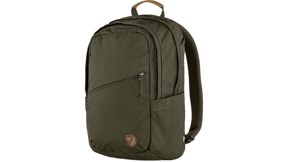 Fjallraven Raven 20 Backpack, Dark Olive, One Size, F23344-633-One Size