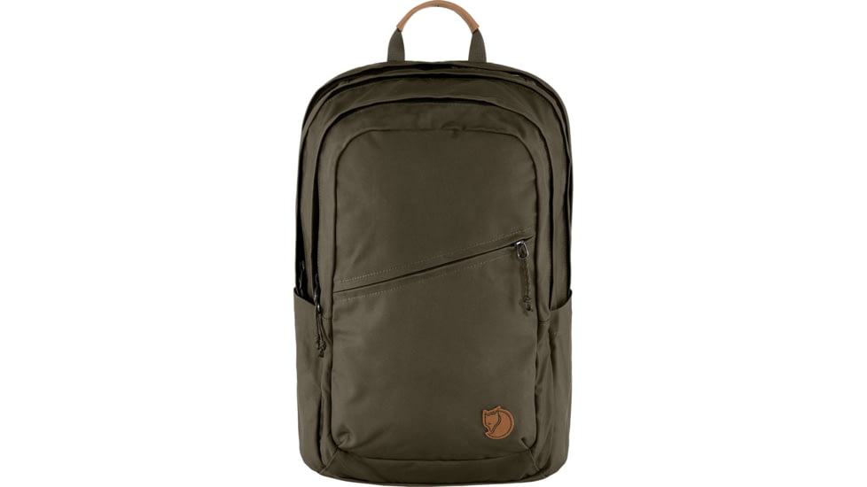 Fjallraven Raven 28 Backpack, Dark Olive, One Size, F23345-633-One Size