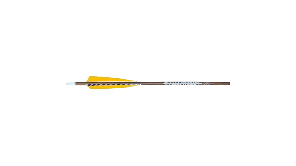 Fleetwood Fleetwood Natural Carbon Arrows, 500, 6 Pack, Wood Grain, 500, 6860-500