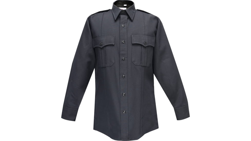 Flying Cross Deluxe Tropical Long Sleeve Shirt - Men's, LAPD Navy, 15in Neck, 32/33in Sleeve, 47W66861503233
