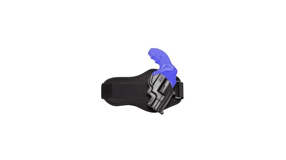 Fobus Ankle Holster, Black, Right Hand, S&amp;W J Frame, 38/357, Rossi 88, J357A