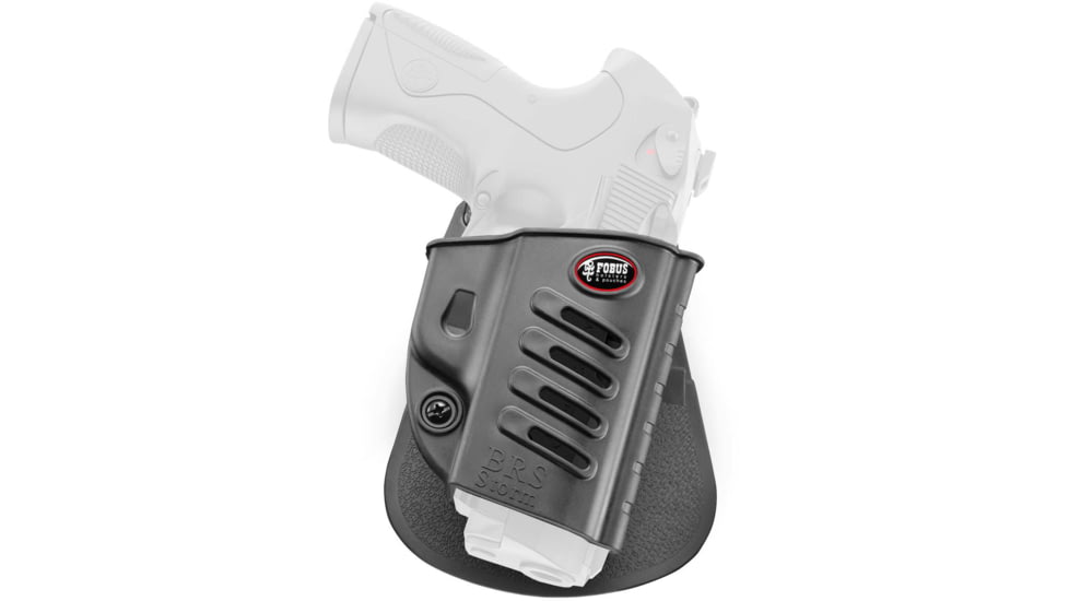 Fobus Injection Molded Polymer OWB Paddle Holster, Beretta PX4 Storm, Kimber R7 Mako, Smith &amp; Wesson M&amp;P Shield, Left Hand, Black, BRSLH