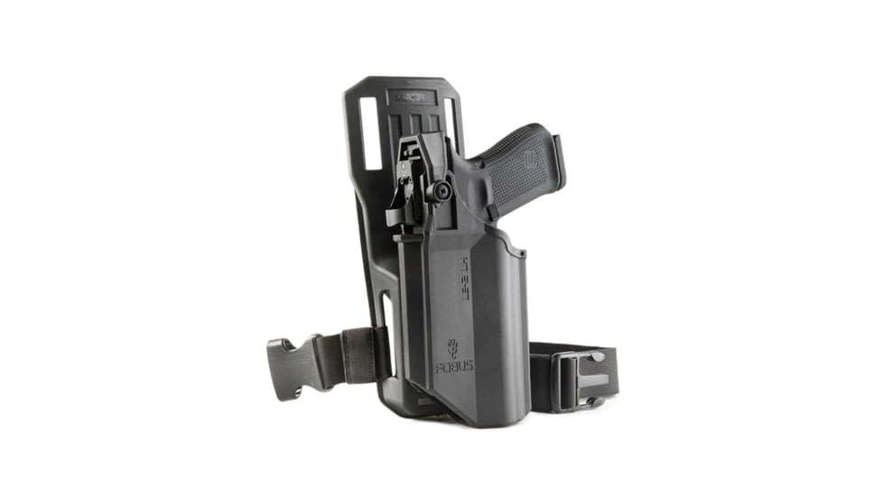Fobus Duty Level II Polymer OWB Paddle Holster, Glock 17,G19, G19X, Black, LE2MEX2