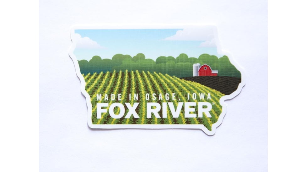 Fox River Made In Iowa Sticker 0AF3C4DF, 139004