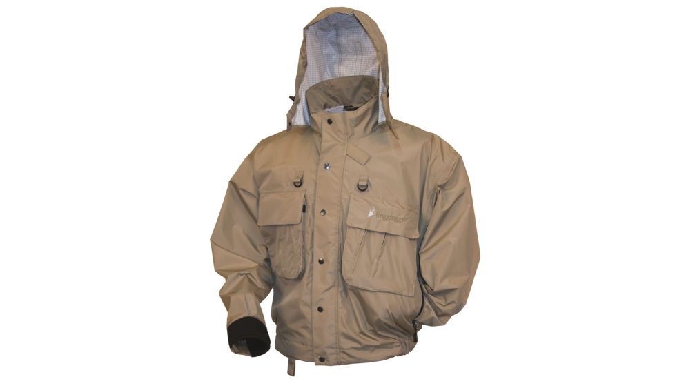 Frogg Toggs Java Hellbender Fly &amp; Wading Jacket - Men's, Stone, Small, JT62105-05SM