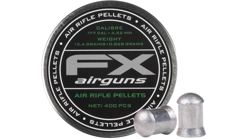 FX Air Rifle Pellets, .177, 13.4 Grain, 400 Rounds, FXP917695