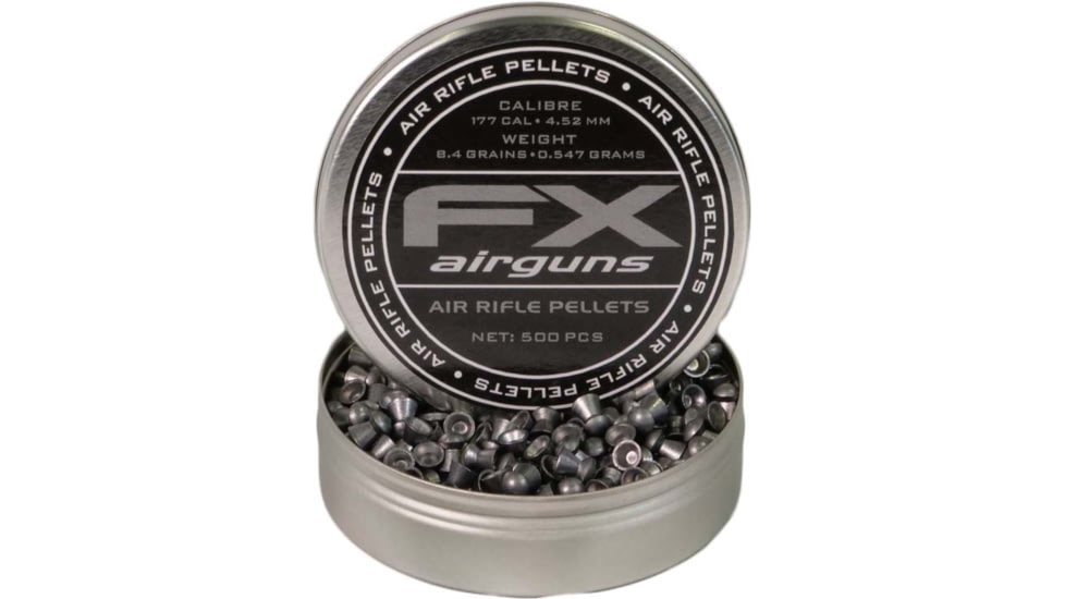 FX Air Rifle Pellets, .177 Caliber, 8.4 Grain, 500 Rounds, FXP917596