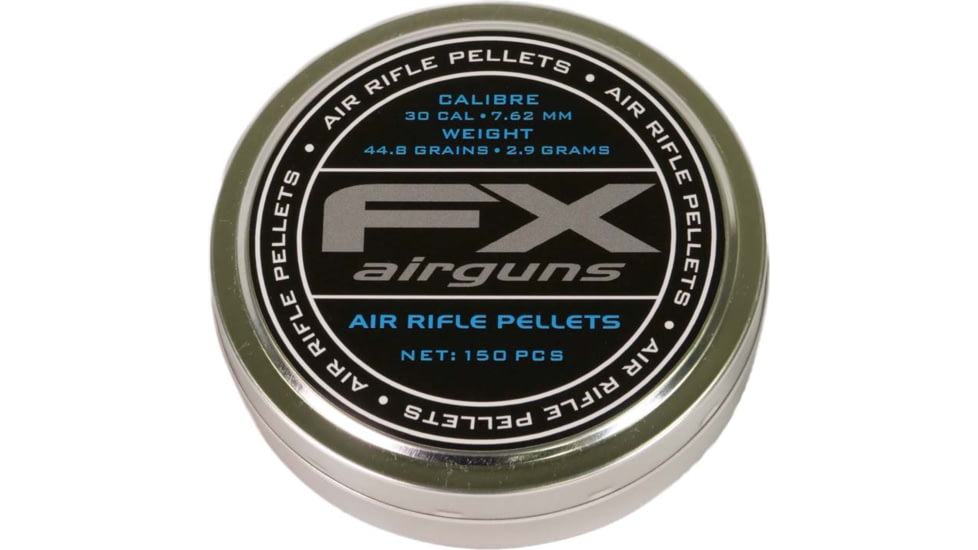 FX Air Rifle Pellets, .30 Caliber, 44.8 Grain, 150 Rounds, FXP917640