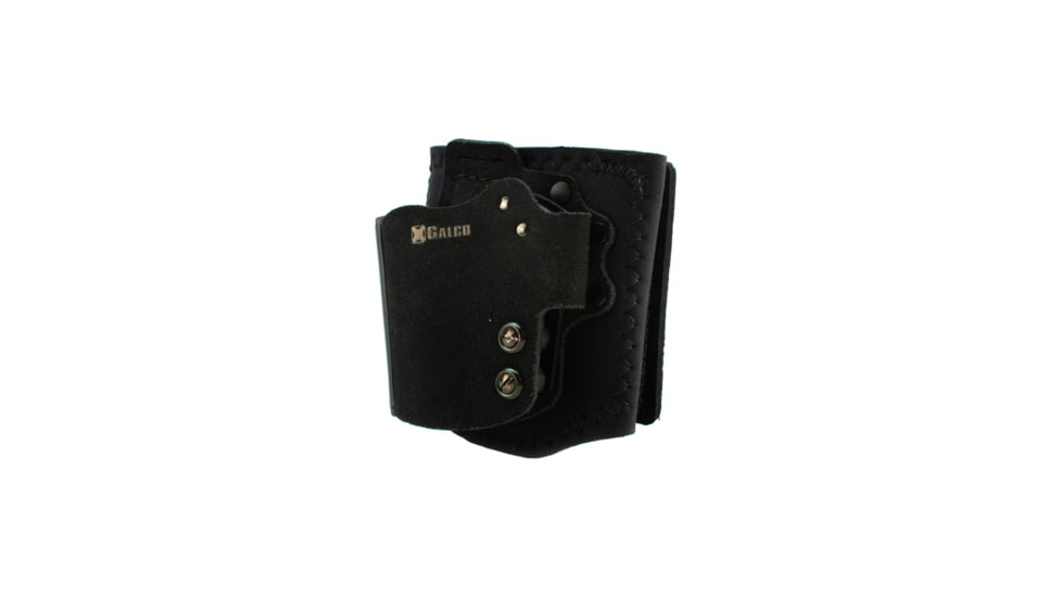 Galco Ambidextrous Ankle Calf Strap Leather Holster, Black, ACSB