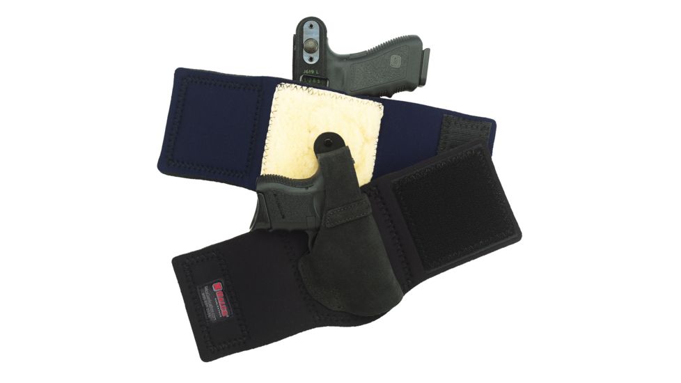Galco Ankle Lite Ankle Holster - AL160B, Black, Charter Arms - Undercover 2 Inch, Right, Handed