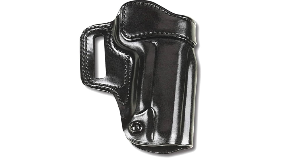 Galco Avenger Belt Leather Holster, SIG Sauer P229/SIG Sauer P225/SIG Sauer P228, Right Hand, Plain, Black, AV250B