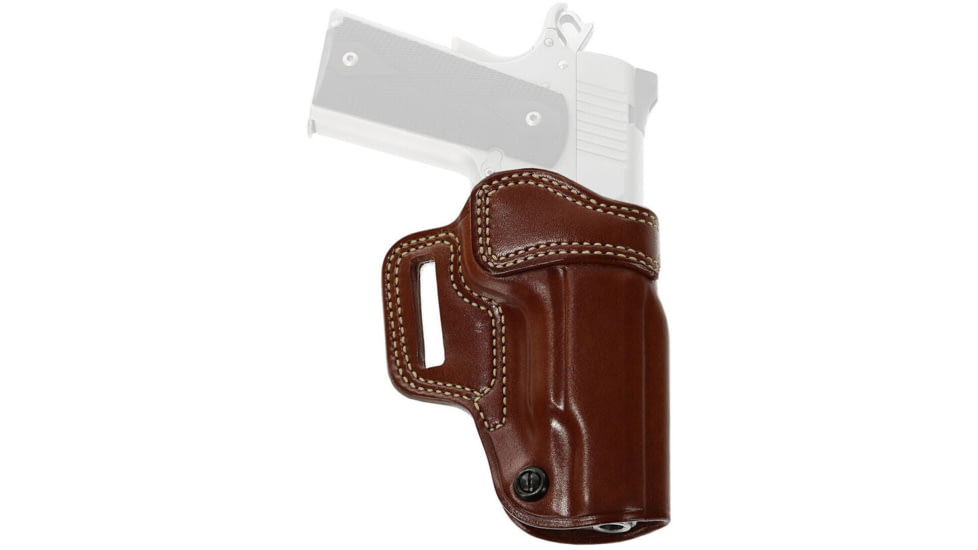 Galco Avenger Belt Leather Holster, Springfield Armory XD 4in/Springfield Armory XD 4in .45 ACP/Springfield Armory XD-M 3.8in, Right Hand, Plain, Tan, AV440