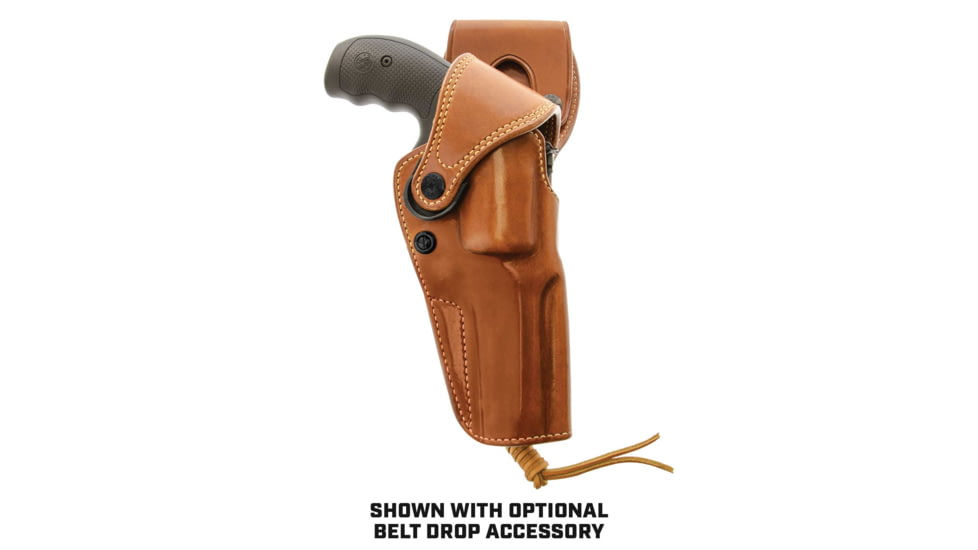 Galco Big Iron Belt Holster, Colt Python 5in, Smith &amp; Wesson L Frame M686 Plus 5in, Right Hand, Tan, BI366