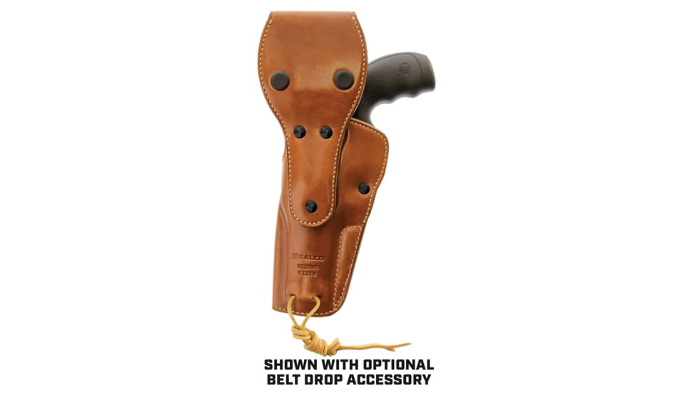 Galco Big Iron Belt Holster, Colt Python 5in, Smith &amp; Wesson L Frame M686 Plus 5in, Right Hand, Tan, BI366