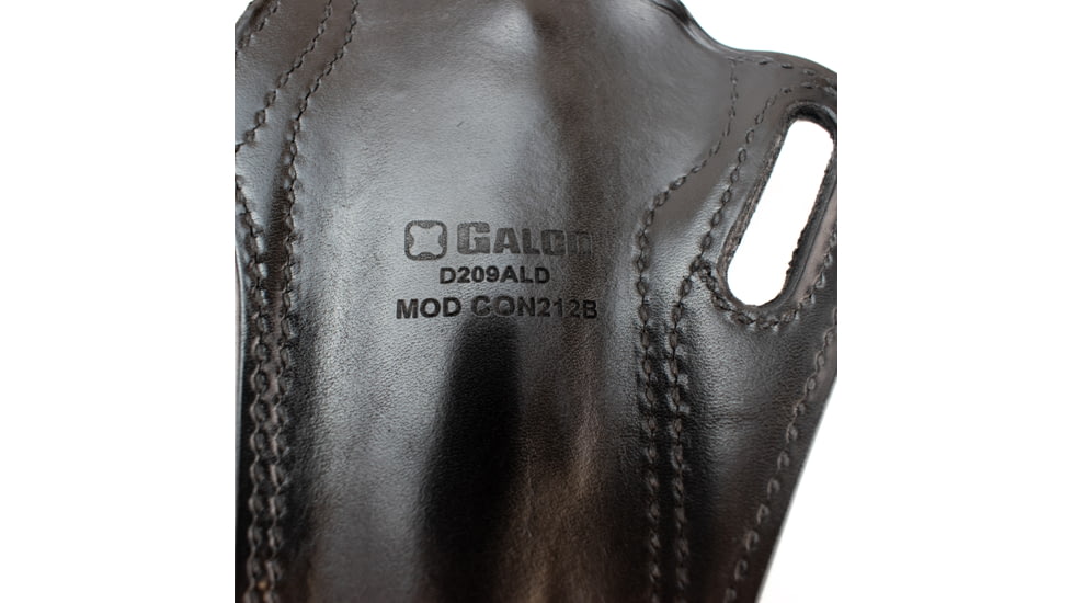 Galco Combat Master Concealment Leather Holster - Right Hand, Black, 1911 Government Model CM212B