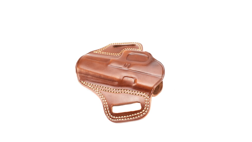 Galco Combat Master Concealment Leather Holster - Right Hand, Tan, For Glock 20/21/37 CM228