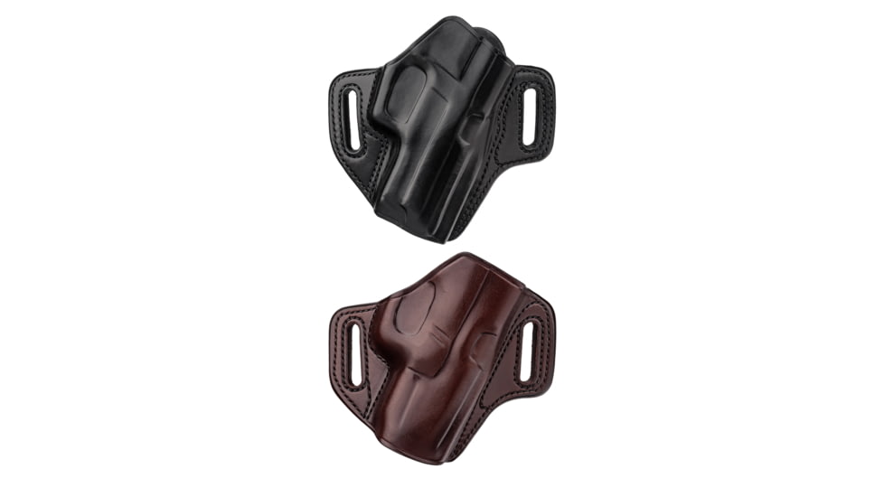 Galco Concealable Belt Holster for S&amp;W M&amp;P 9/40, Leather, Black, Havana