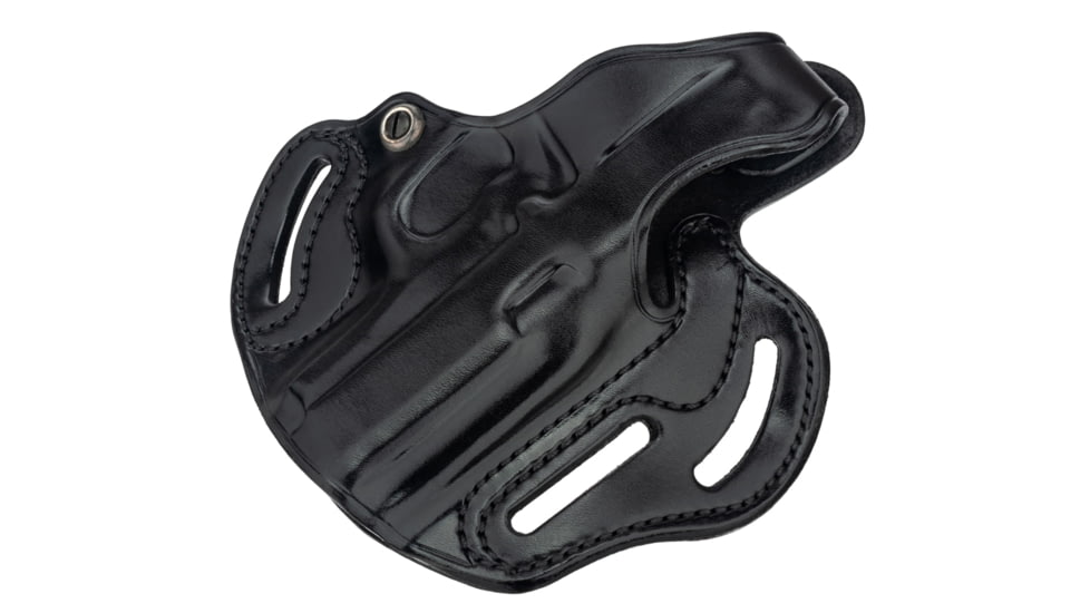 Galco Cop 3 Slot Steerhide OWB Belt Holster, Kahr Arms K40/Kahr Arms K9/Kahr Arms CW9/Kahr Arms P9/Kahr Arms P40/Kahr Arms CW40/Kahr Arms P45/Kahr Arms S9, Left Hand, Plain, Black, CTS291B