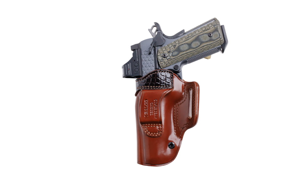 Galco Avenger Colt 1911/ Dan Wesson 1911/ Kimber 1911 OWB Belt Holster w/ Alligator Trim