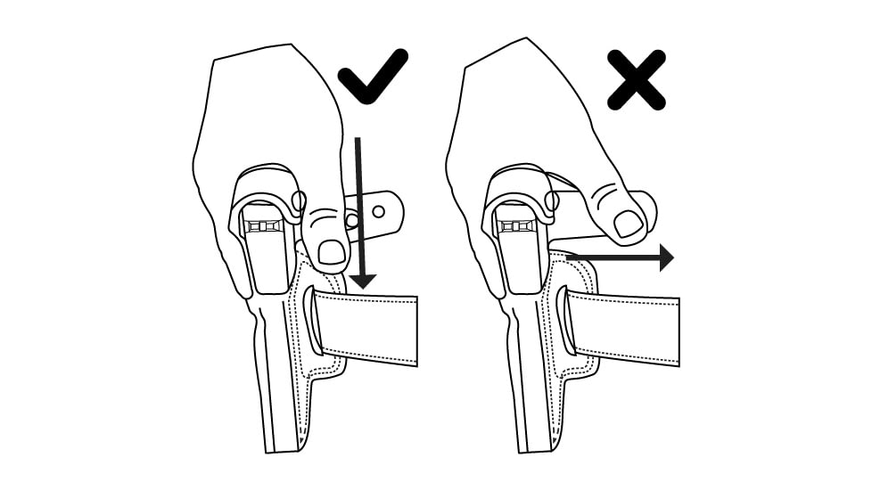 Galco Fletch High Ride Glock 20/ Glock 21 OWB Belt Holster