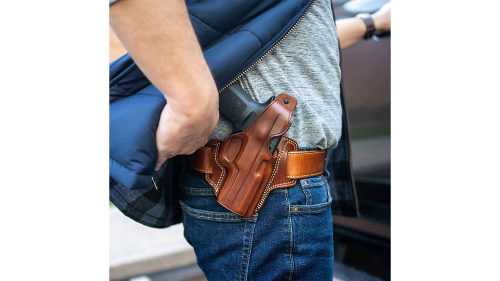 Galco Fletch High Ride Premium Steerhide OWB Paddle Holster