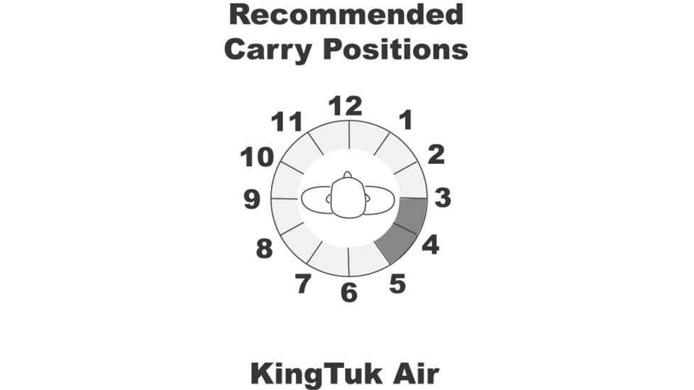 Galco Kingtuk Air IWB Holster, Springfield Armory XD-S 3.3in/Walther CCP, Right, Natural, KA662