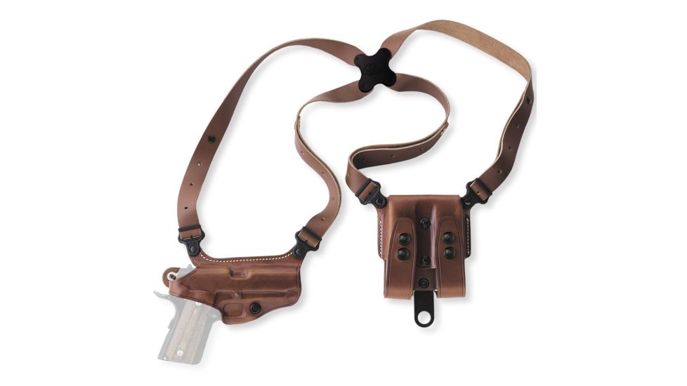 Galco Miami Classic Shoulder Holster System, Tan, 5in 1911-Style Pistols