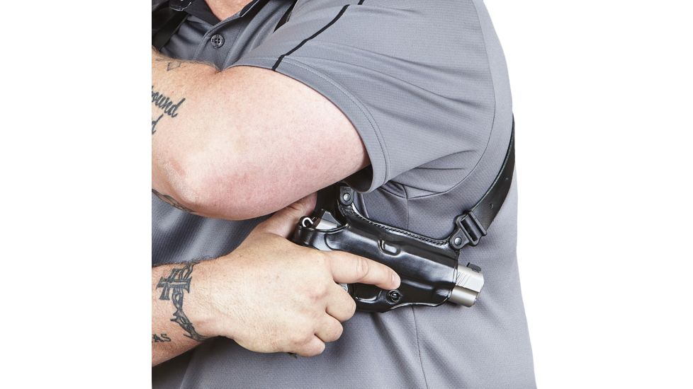 Galco S3H Shoulder Holster Component - Right Hand - Black 428B