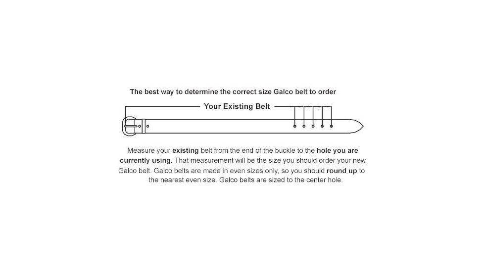 Galco SB9 Dress Belt