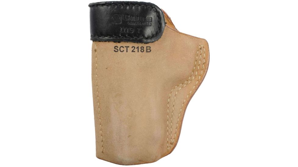Galco Scout Clip On Inside Pant Holster - Left Hand, Tan w/ Black Mouthband, Colt 3 1/2 in. 1911 SCT219B