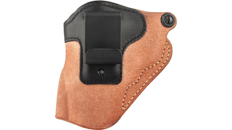 Galco Scout Clip On Inside Pant Holster - Left Hand, Tan w/ Black Mouthband, Ruger SP101 2 1/4 in. SCT119B