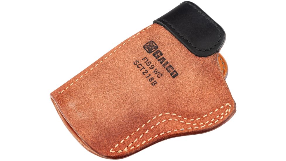 Galco Scout Clip On Inside Pant Holster - Right Hand, Tan w/ Black Mouthband, Most 3 in. 1911's SCT218B