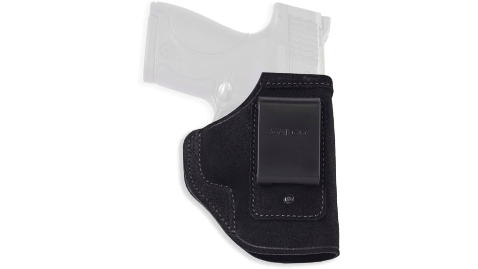 Galco Stow-N-Go Premium Steerhide Inside the Waistband Holster, S&amp;W Bodyguard 2.0 .380, Right Hand, Black, STO648RB