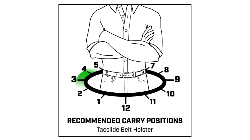 Galco Tac Slide Belt Leather Holster - TS820B