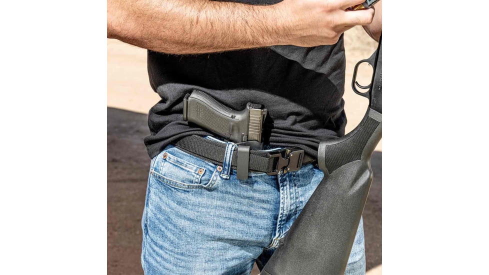 Galco Tuck-N-Go 2.0 Strongside/Crossdraw Iwb Holster, Ruger Max-9, Ambidextrous, Black, TUC890B