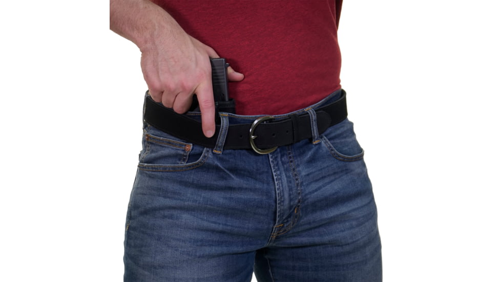 Galco Tuck-N-Go In the Pant Holster, Ambidextrous, Leather, M&amp;P Shield, 9EZ,  Black, TUC834B
