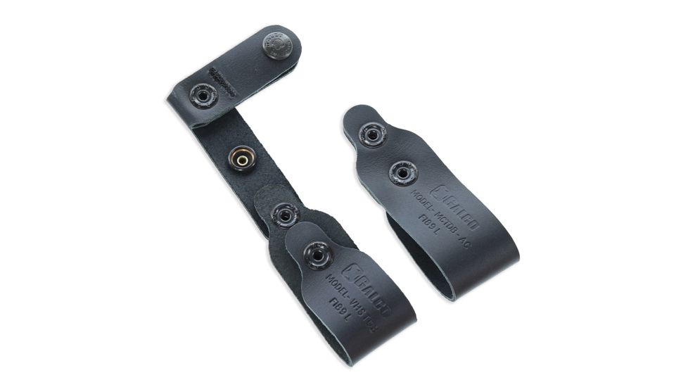 Galco Vhs Tie Down Set, Black - VHSTDB