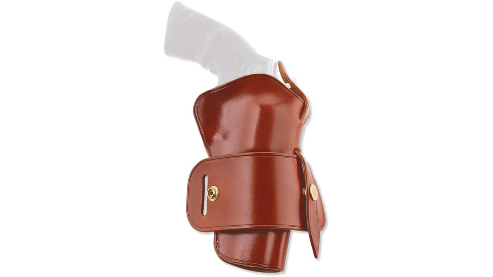 Galco Wheelgunner Belt Leather Holster for 4 inch N frame