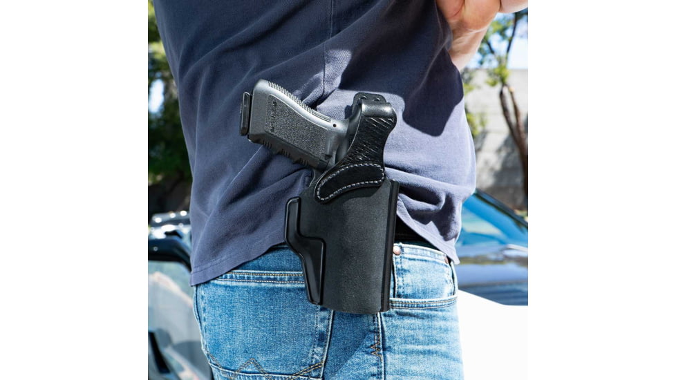 Galco Wraith 2 Belt/Paddle Holster, Glock 43, Black, Left, W2-801RB