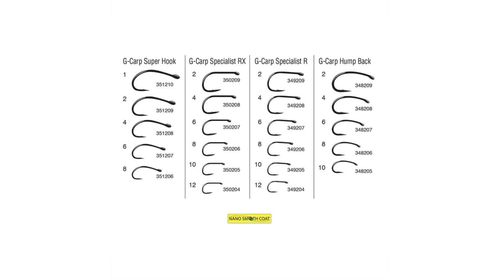 Gamakatsu G-Carp Hump Back 10, 10 Hooks P/P 348205