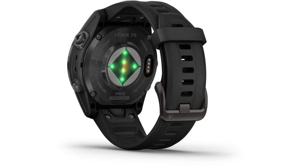 Garmin Fenix 7X ProSapphire Solar Edition Titanium with Fog Gray/Ember Orange Band Watch, 010-02778-14