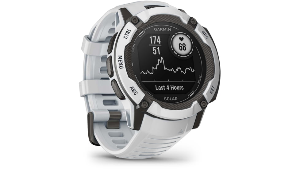 Garmin Instinct 2X Solar Watch, Whitestone, 010-02805-14
