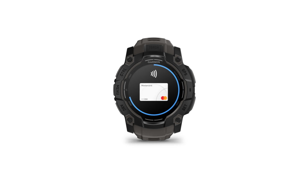 Garmin Instinct 3 Amoled GPS Watch, 50mm dia, Black/Charcoal, 010-03020-00