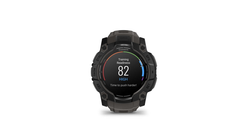 Garmin Instinct 3 Amoled GPS Watch, 50mm dia, Black/Charcoal, 010-03020-00