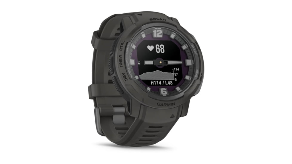 Garmin Instinct Crossover Watch, Standart Edition, Solar, 45mm, Graphite, 010-02730-11