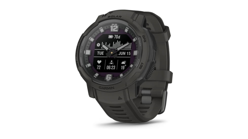Garmin Instinct Crossover Watch, Standart Edition, Solar, 45mm, Graphite, 010-02730-11