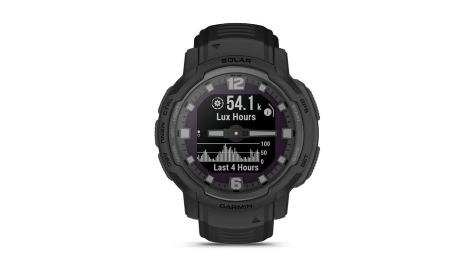 Garmin Instinct Crossover Watch, Tactical Edition, Solar, 45mm, Black, 010-02730-10