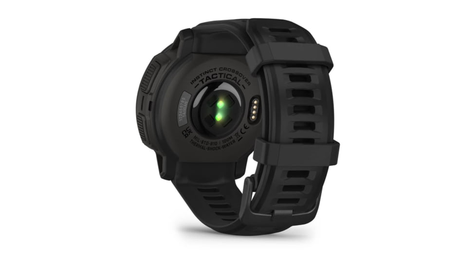 Garmin Instinct Crossover Watch, Tactical Edition, Solar, 45mm, Black, 010-02730-10